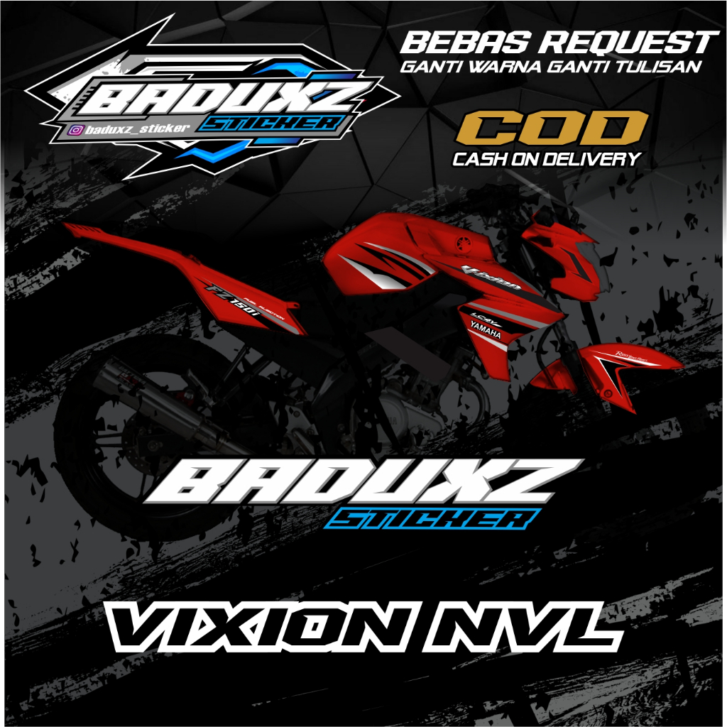 Striping New Vixion NVL motif gp simple custom fz150