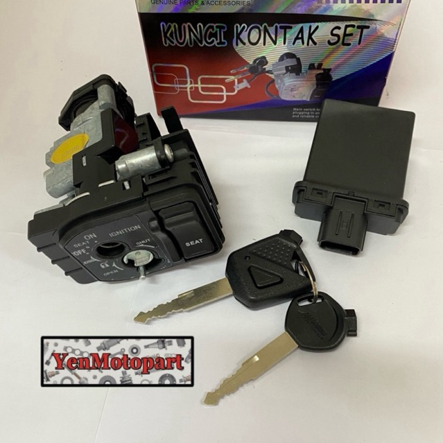 KUNCI KONTAK KEY SET REMOTE SCOOPY FI 2016 ( 3501A - K16 - A40 )