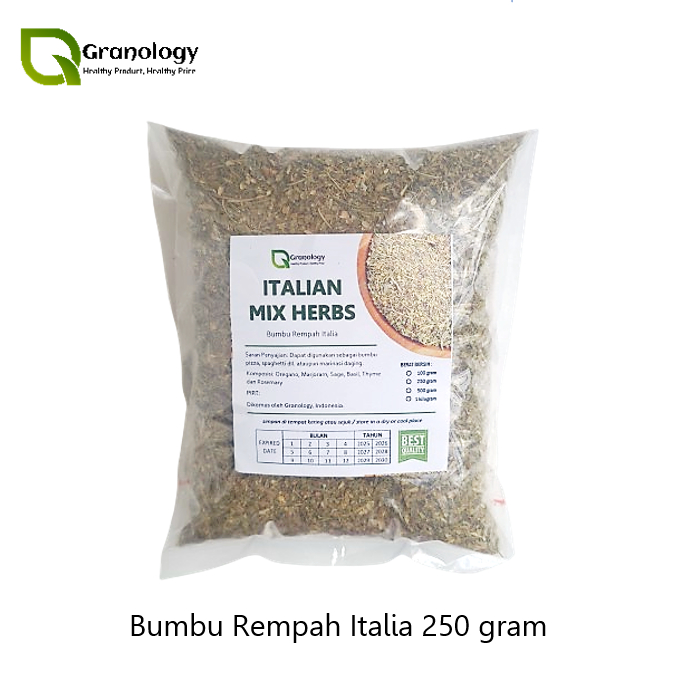 

Bumbu Rempah Italia / Italian Mixed Herbs (250 gram) by Granology