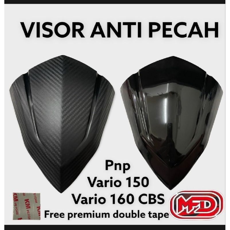 VISOR VARIO 150 DAN VARIO 125 LED ESP 2015 - 2017 VARIO 160 CBS TAHUN 2022 WINDSHIELD VARIO 125 VARI