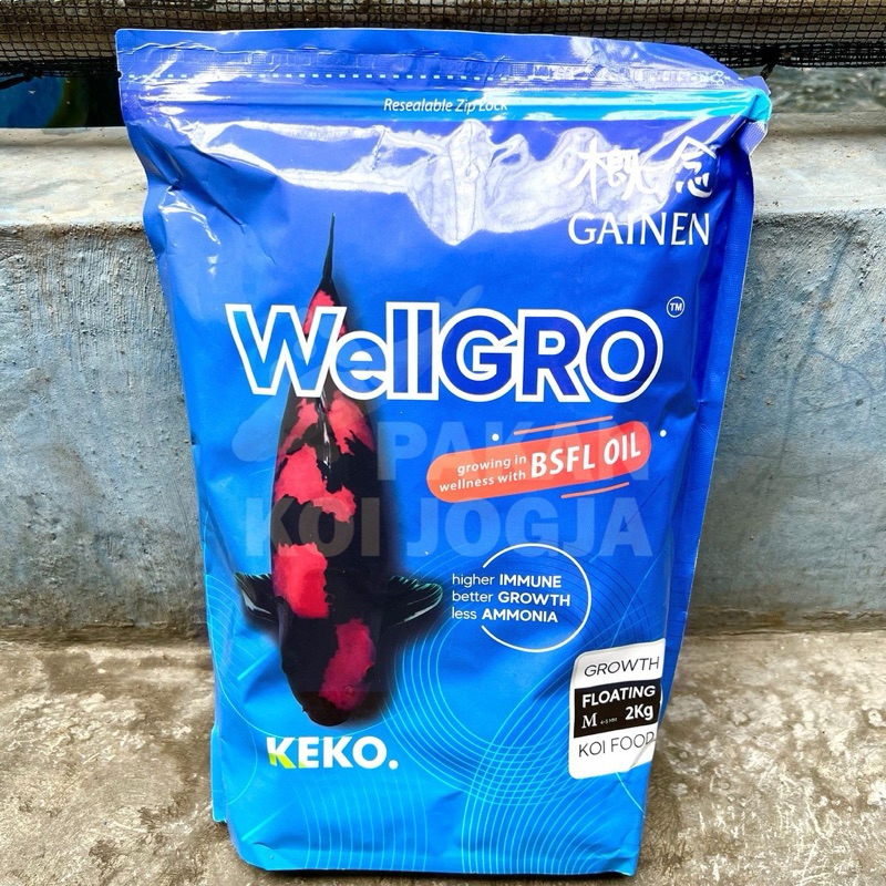 Pakan Koi Gainen WellGro 850gr