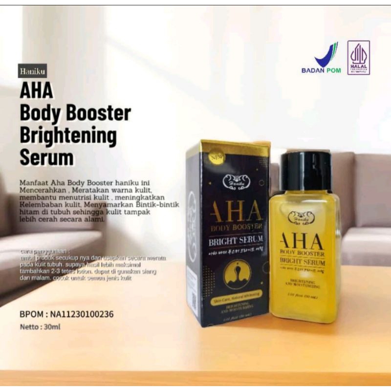 BPOM HANIKU AHA BODY BOOSTER BRIGHT SERUM/AHA BODY SERUM