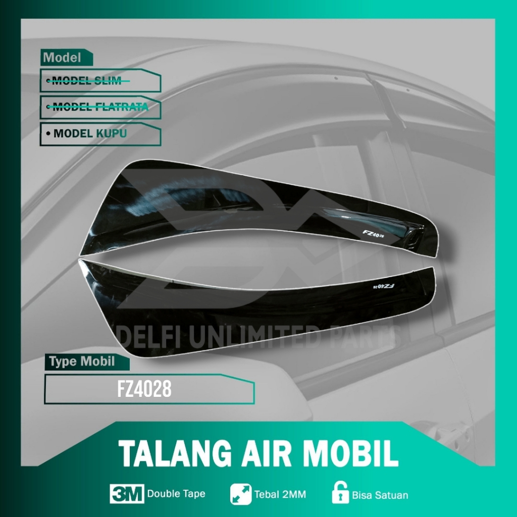 Talang Air Mobil Satuan Mitsubishi FZ 4028 Model Kupu