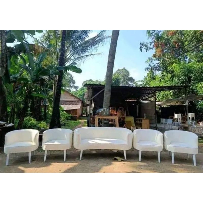 kursi pelaminan pengantin minimalis / sofa pengantin dekorasi