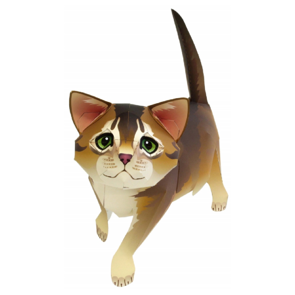 Abyssinian (Kucing) Paper Craft