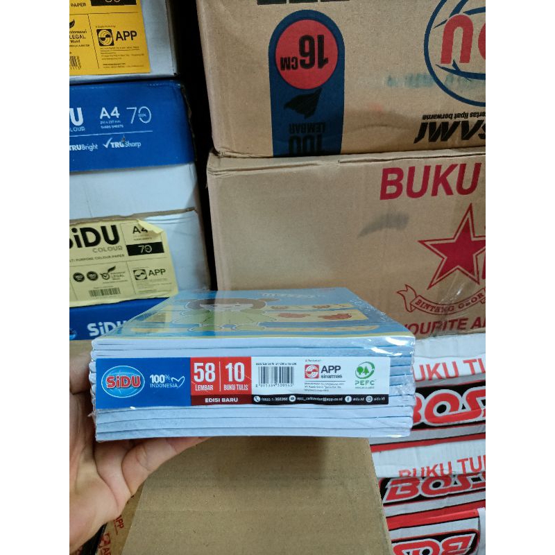 

Buku Tulis murah 58 lembar SIDU