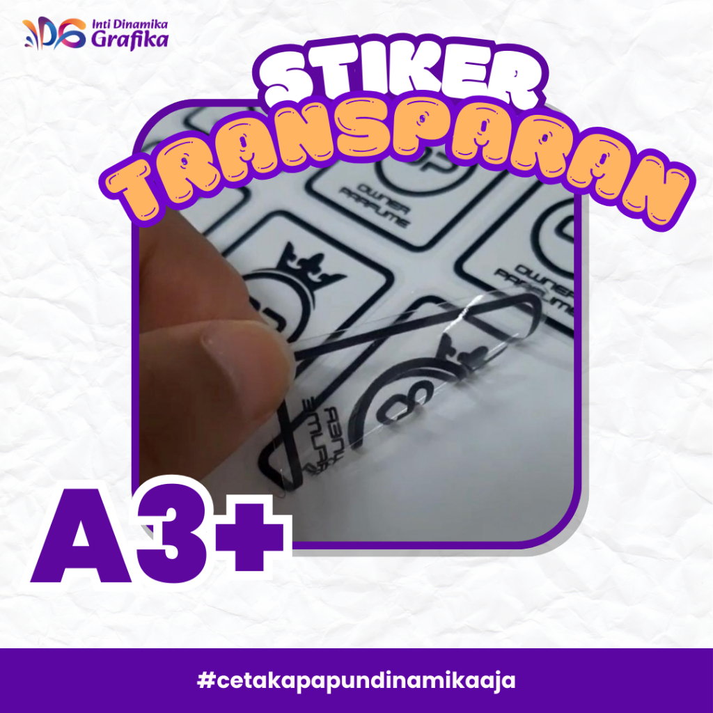 

STIKER LABEL LEMBARAN A3+ TRANSPARAN | STIKER LABEL LEMBARAN A3+ TEMBUS PANDANG | STIKER LEMBARAN TERBAIK | STIKER MURAH | STIKER MATARAM | STIKER NTB | STIKER LAMINASI | STIKER LOGO