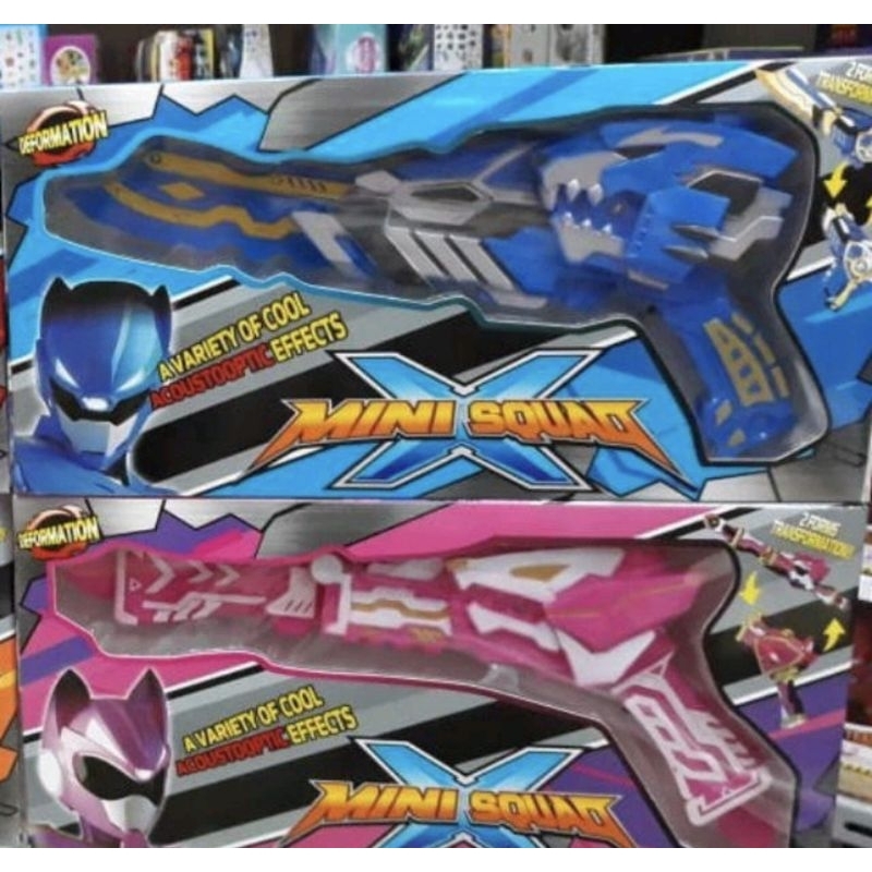 Senjata Mini Force Pedang Lipat Mini Force senapan mainan robot suara pedang sword