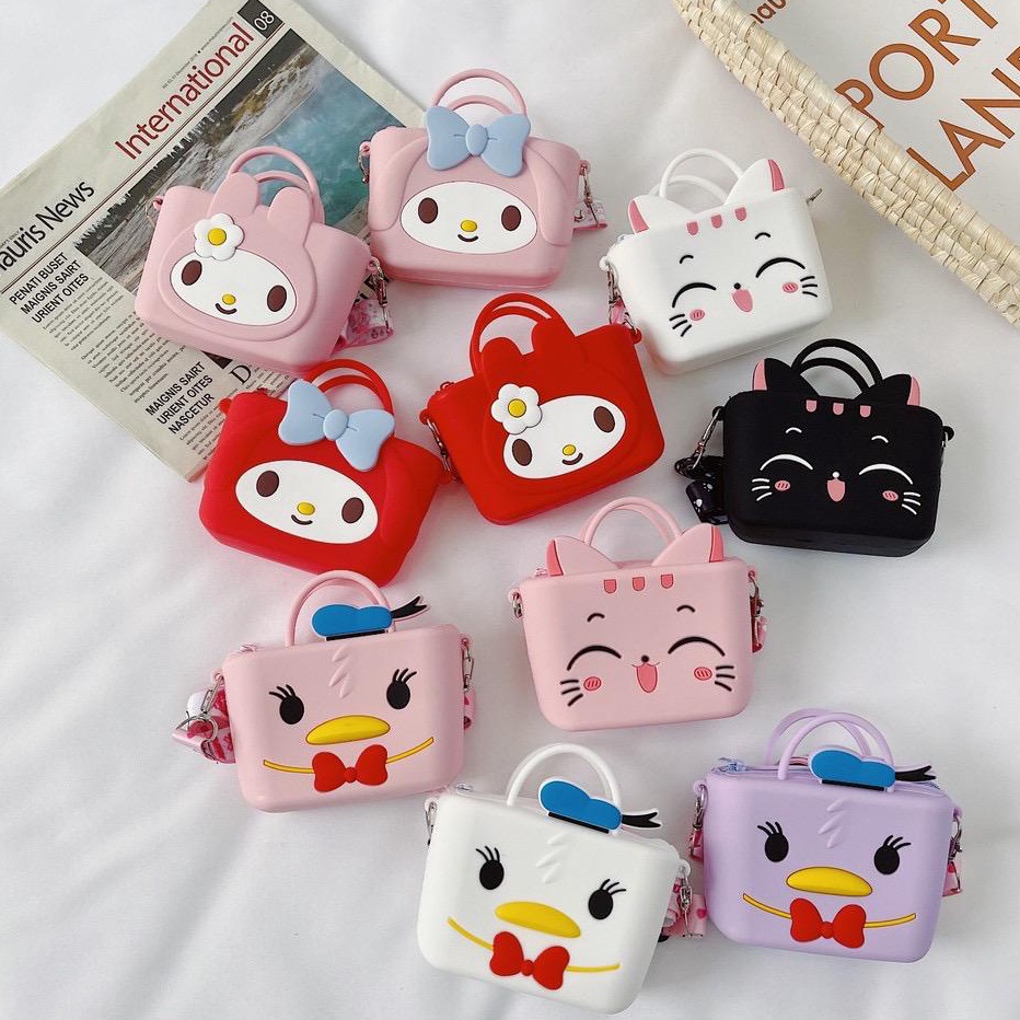 Paling Murah Tas JellyTas Rubber Jelly Karakter SelempangTas Jelly MiniTas Jelly AnakTas Jelly Anak 