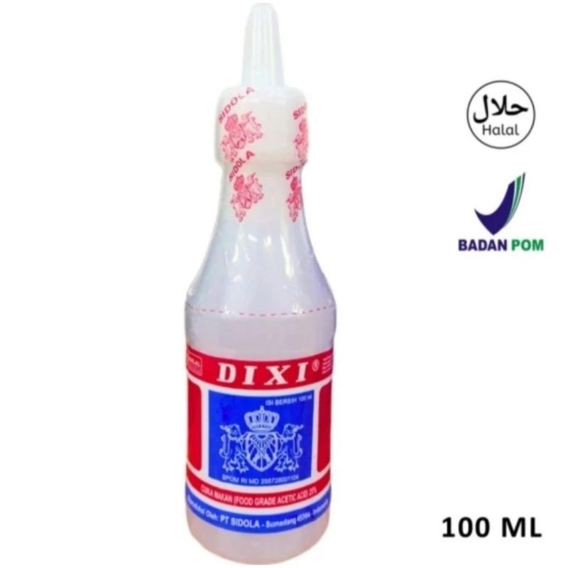 

Cuka DIXI 100 ml / white vinegar Halal 100ml / cuka masak