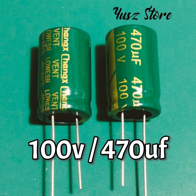 Elco 100v / 470uf Capacytor elko 470uf / 100volt