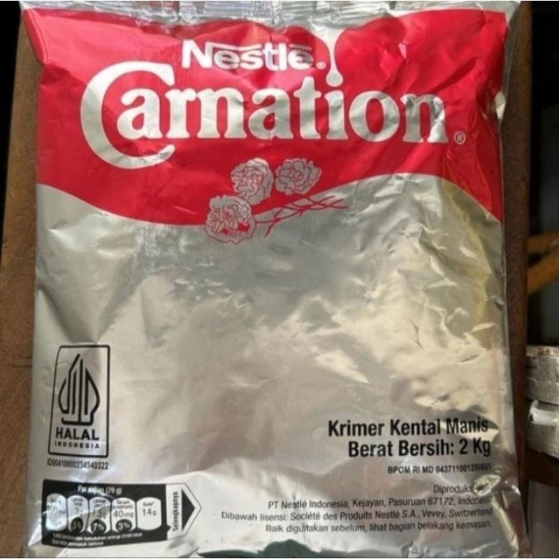 

Nestle Carnation Susu Kental Manis Condensed Milk 2kg Lokal HALAL