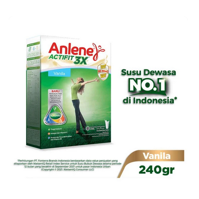 

Anlene Actifit 3 X Hi-Calcium Vanila 240 Gram