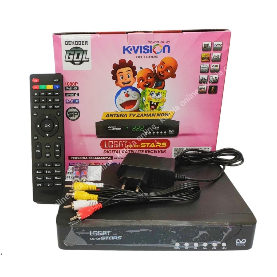 Receiver KVISION TV LGSAT/ LG SAT 101 STARS