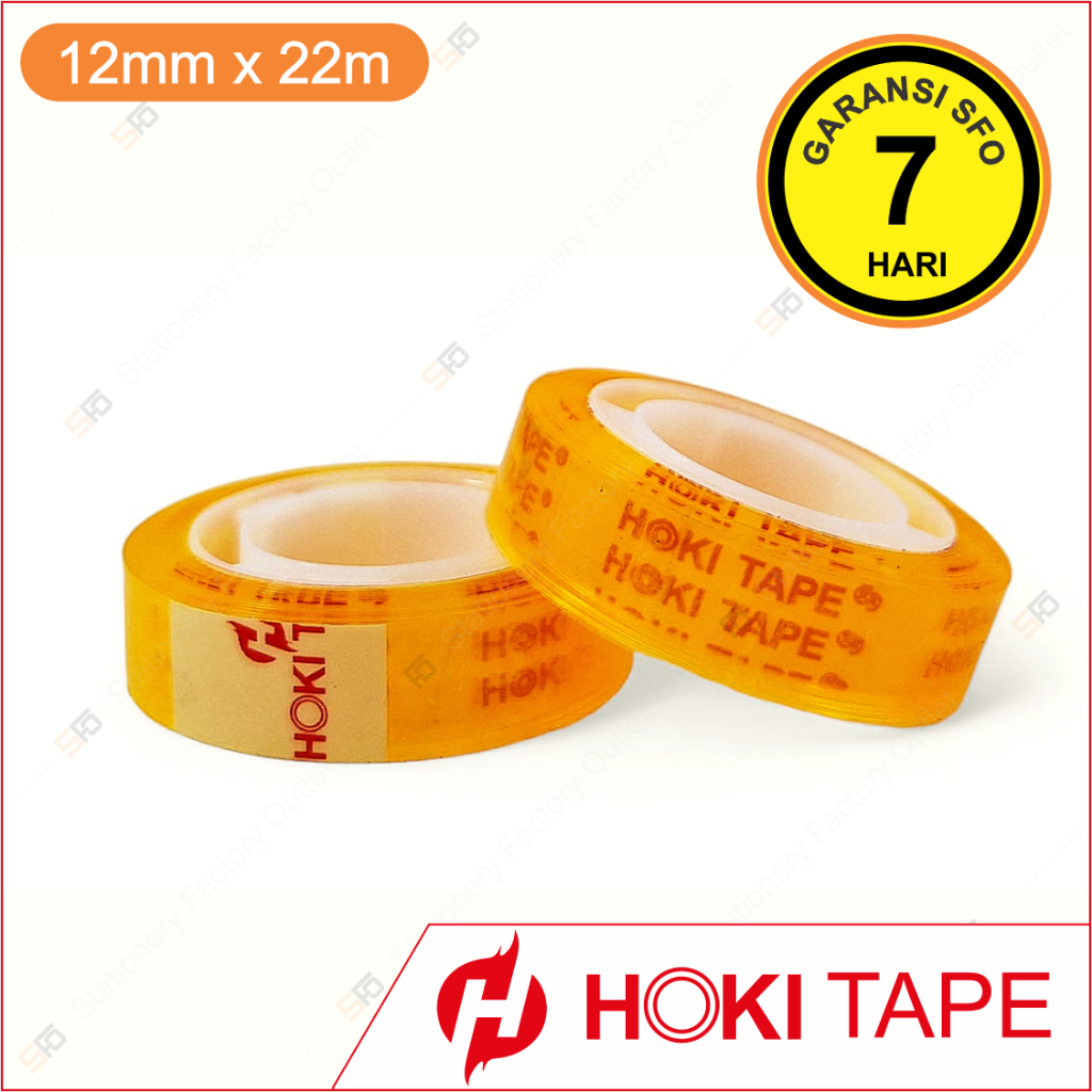 

Stationery Tape Hoki 12mm x 22M - Isolasi Kecil - SFO Semarang Official
