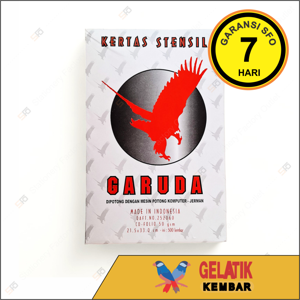 

Kertas Buram F4 50 gsm - Garuda - SFO Semarang Official
