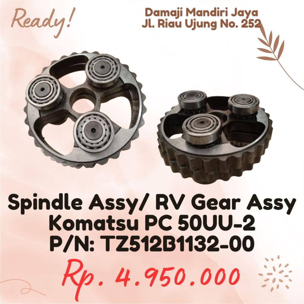Spindlee Assy Komatsu PC 50