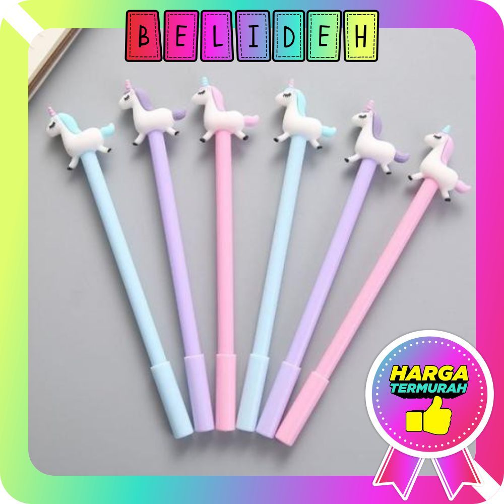 

☛BELIDEH☚ R207 Pena Unicorn Full Body Pena Karakter Unicorn Pulpen Unicorcn R340