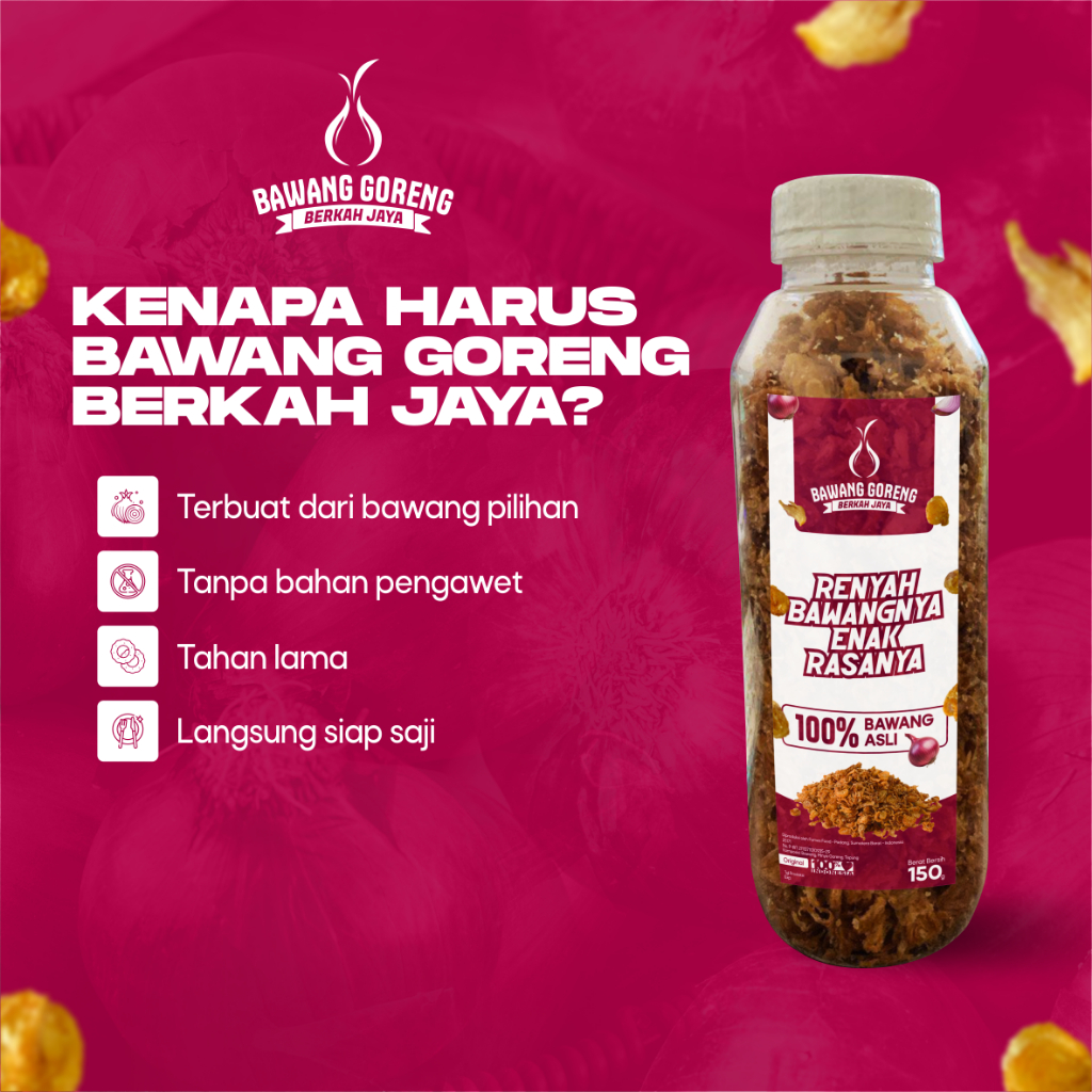 

Bawang Goreng Premium 150 gram