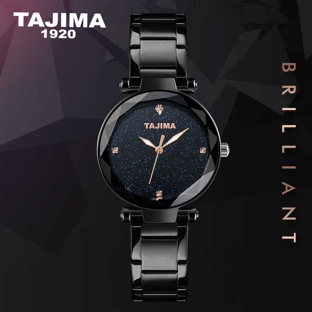 Jam Tangan Wanita Analog Tajima 1920 Stainless Steel Water Resist Original Garansi + Free Box