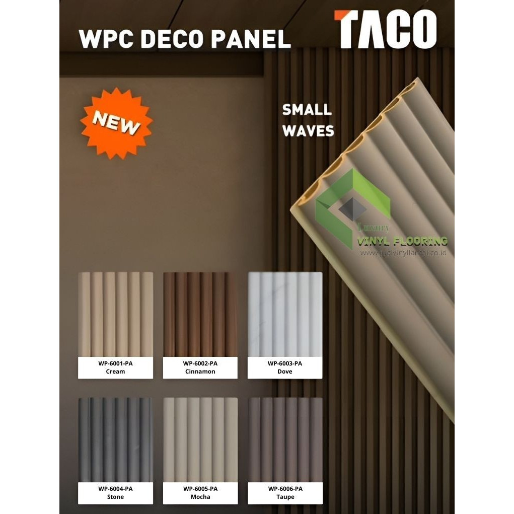 WPC TACO DECO PANEL DINDING KISI KISI WALLPANEL TACO PERBOX
