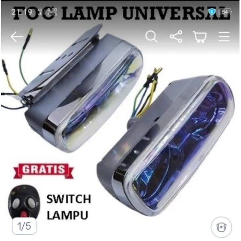 FoglampFoglamp kotak Universal.