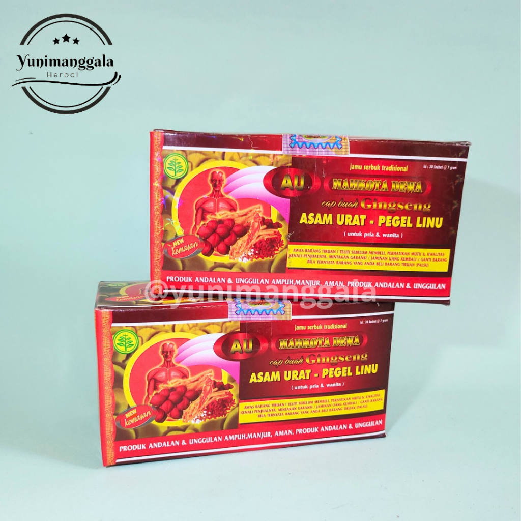 

Mahkota Dewa Serbuk Merah