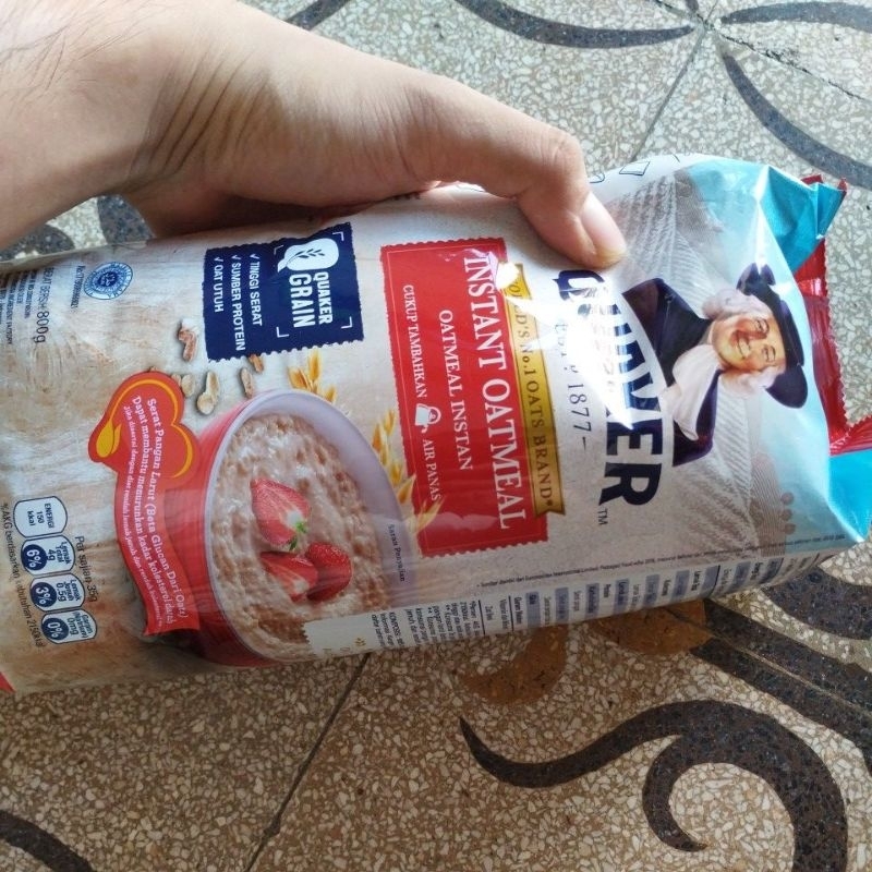 

Quaker Oatmeal 800 gr termurah (FREE BUBBLE WRAP & kardus)