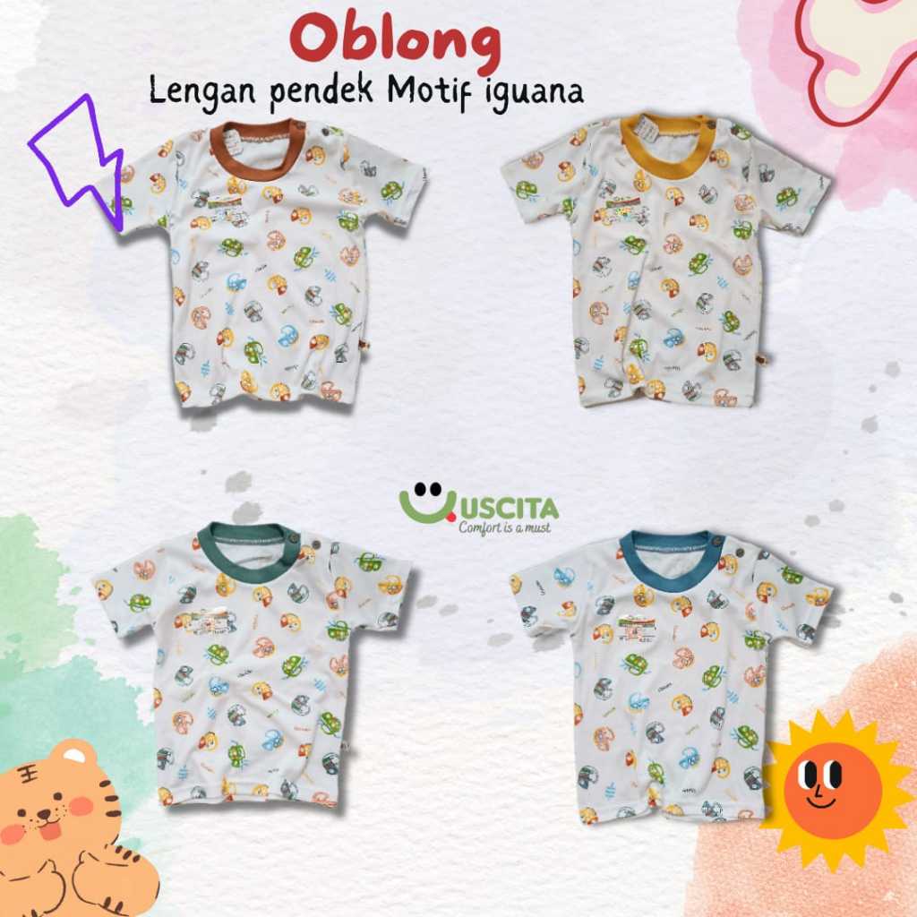 USCITA BABY - Atasan Oblong Motif bunglon - Oblong bayi dan anak