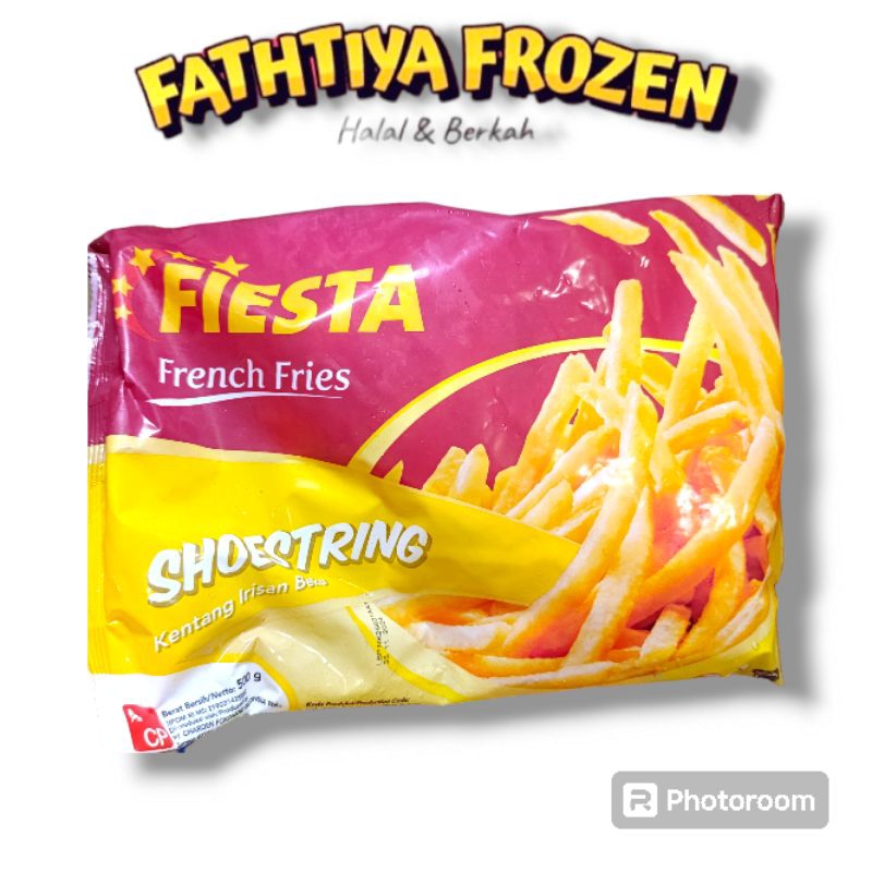 

KENTANG FIESTA SHOESTRING 500G & 1000G, RASA ENAK #FATHIYA FROZEN PALEMBANG