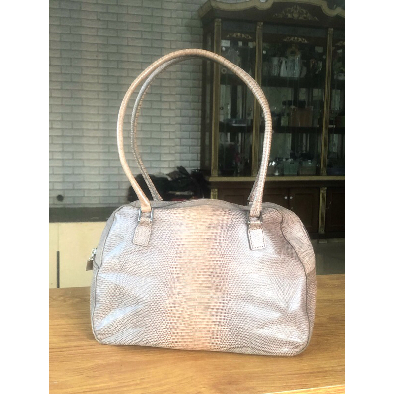Handbag motip kulit ular (preloved)