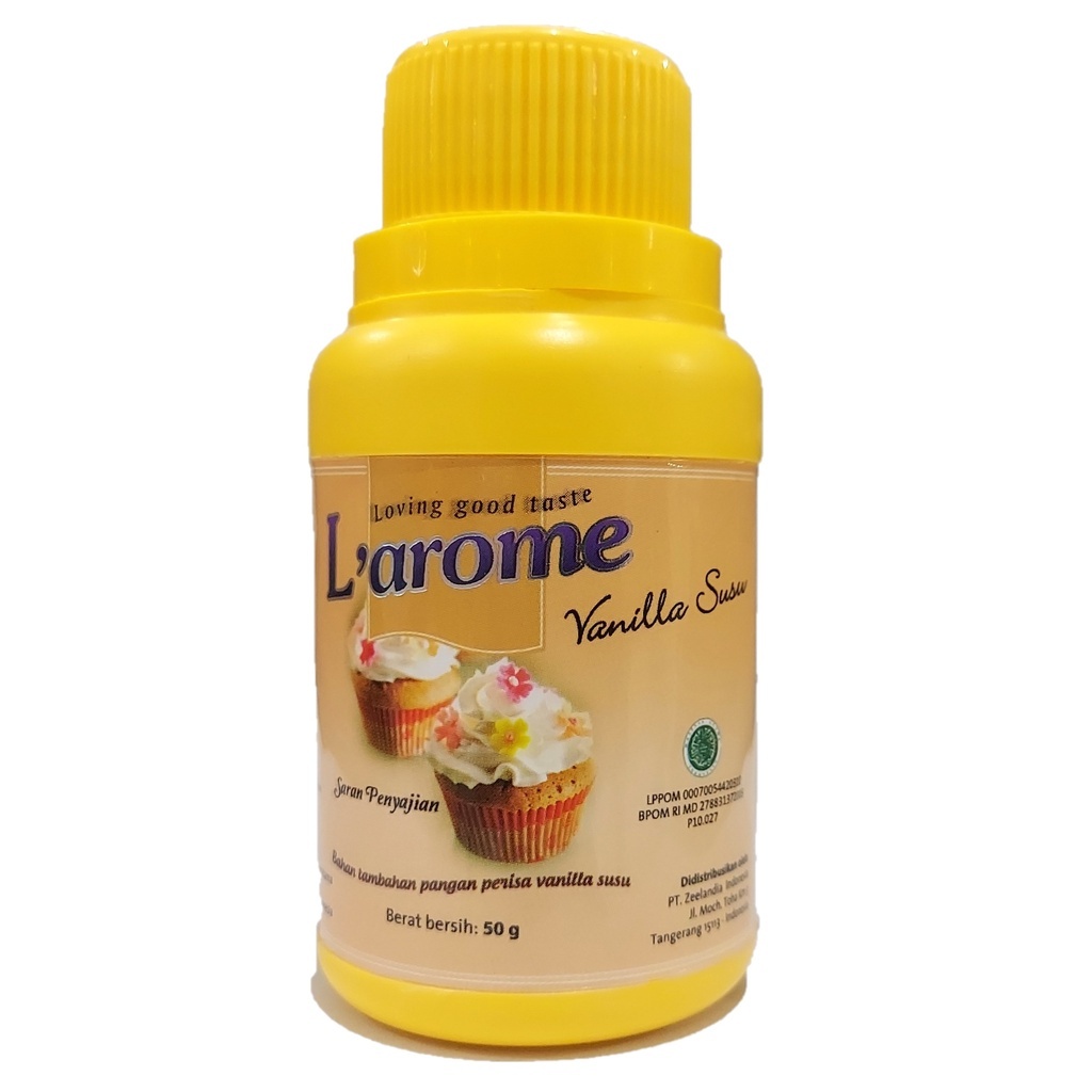 

L'arome Vanilla Susu 50gr – Larome Vanila Susu Perisa Powder 50 gr