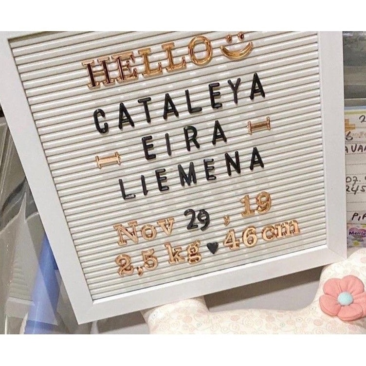 

KODE X62G all white letter board