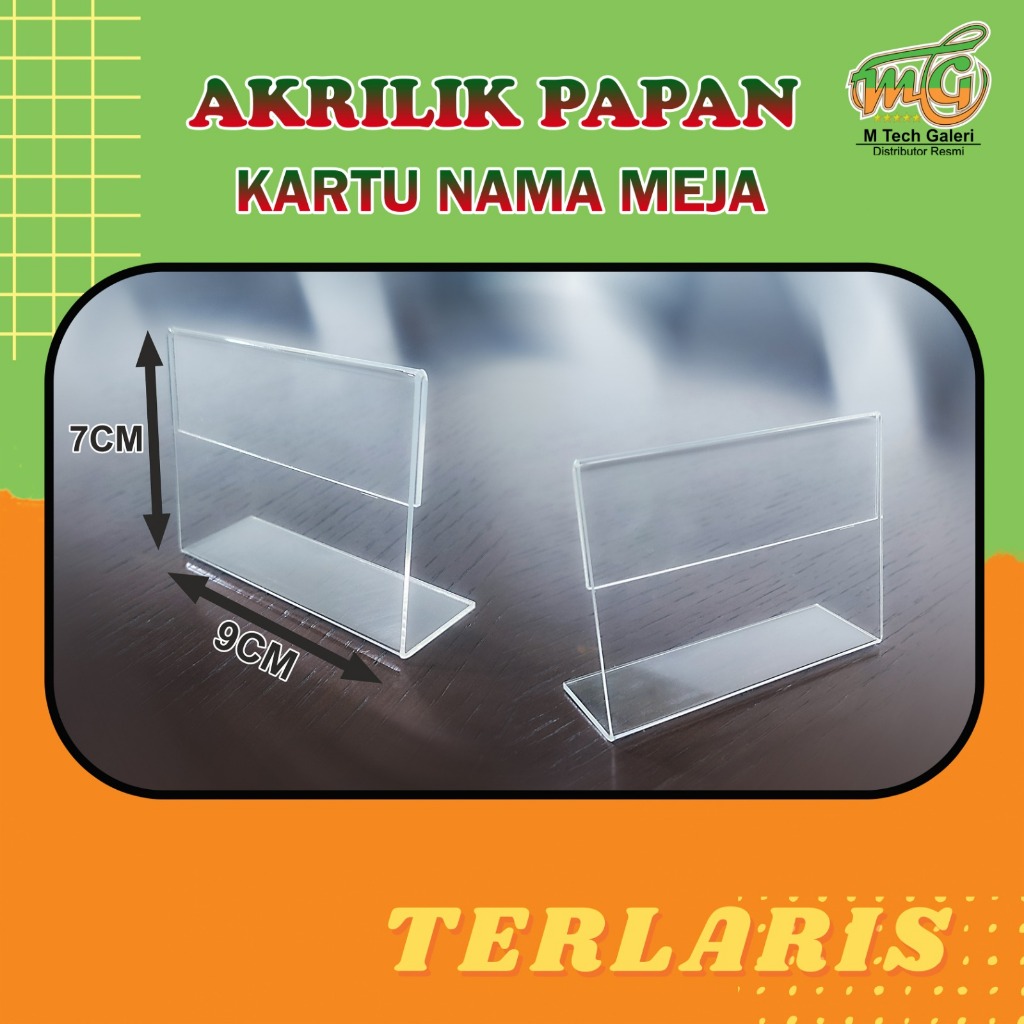 

AKRILIK NAMA / AKRILIK STAND / PAPAN NAMA AKRILIK / STAND KARTU NAMA