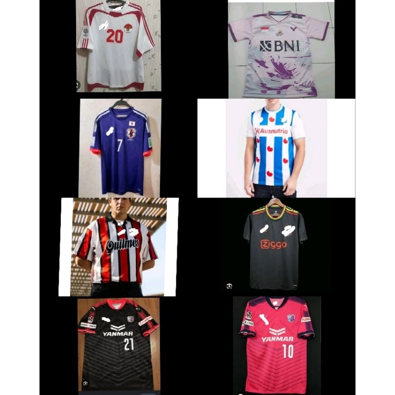 Jersey Ajax 2021 Bob Marley Print/Jersey River Plate 1999/Jersey Heerenveen 2024/Jersey Japan 2014/J