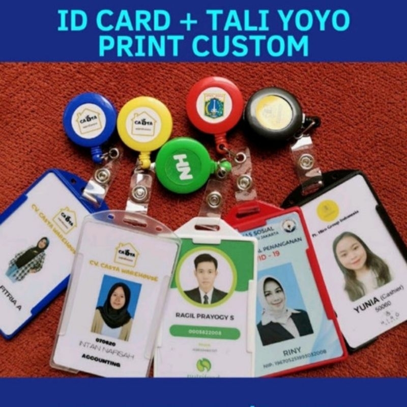 

CETAK ID CARD+HOLDER+YOYO/TALI - FREE DESAIN