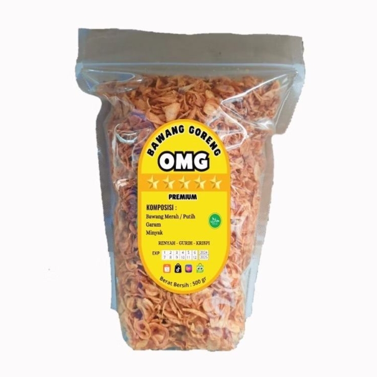 

[SUPER PREMIUM] Bawang Merah Goreng ORIGINAL 500gr | Murni tanpa campuran tepung