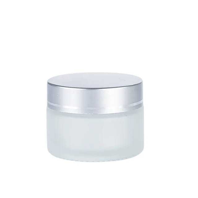 POT CREAM 15GR POT KACA 15 GR POT COSMETIK 15 GR SILVER FROSTED WADAH SKINCARE