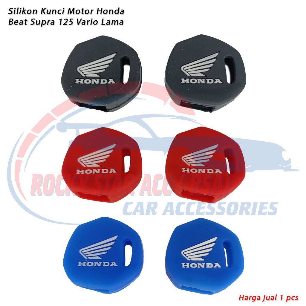 Silikon Kunci Remote Motor - Honda Beat Supra 125 Vario Lama