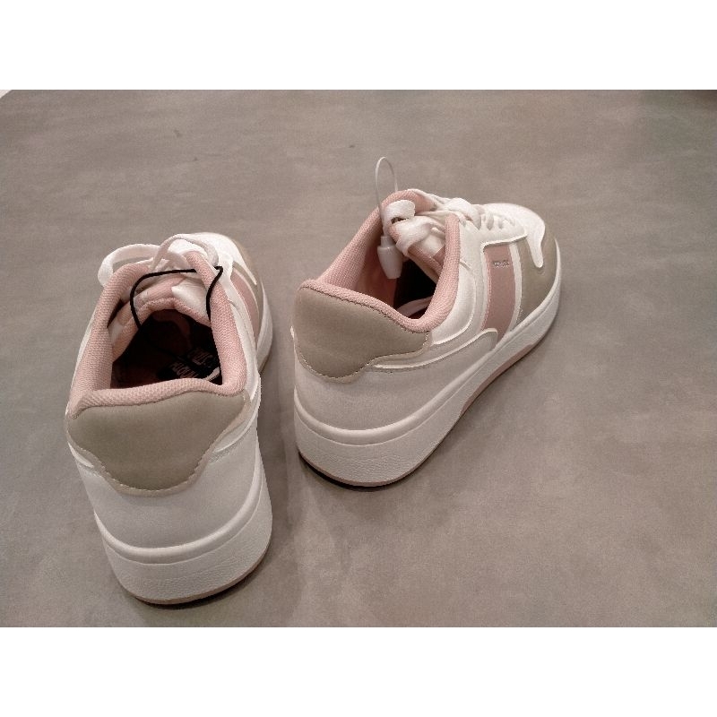 Bata Sepatu Sneakers Wanita Northstar Putih pink