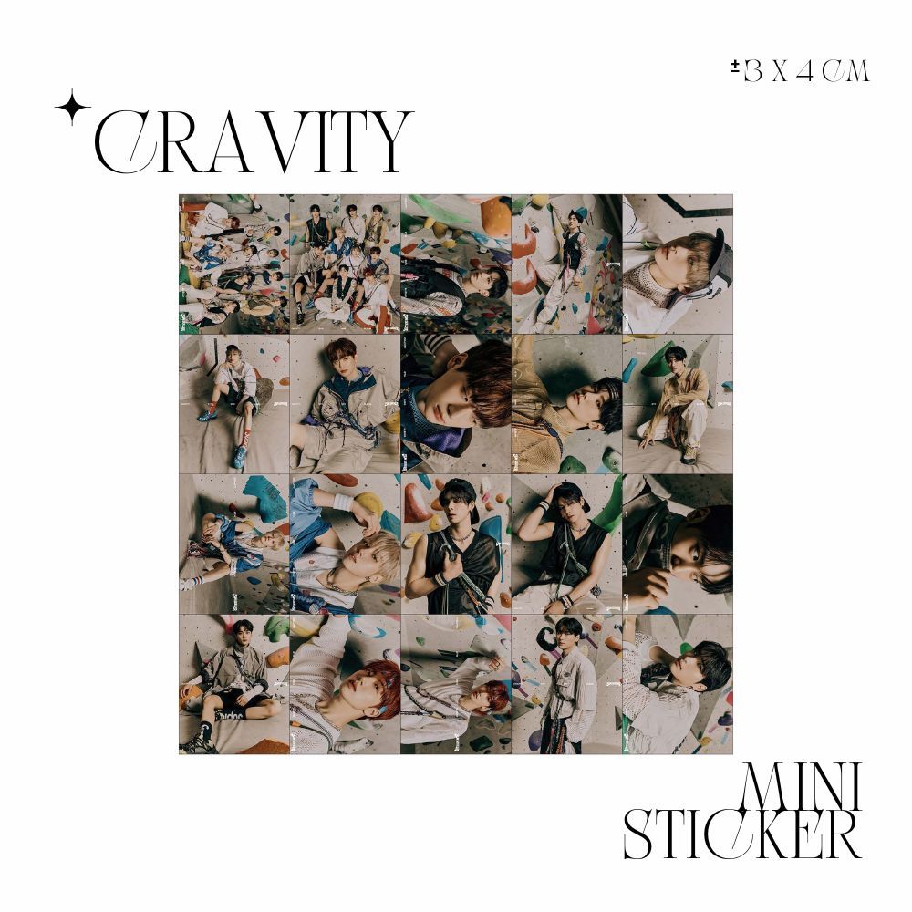 

MINI STIKER CRAVITY SUN SEEKER (ISI : 20 PCS) STICKER CHROMO TRANSPARAN HOLOGRAM KPOP IDOL KOREA PREMIUM MURAH UNOFFICIAL SERIM ALLEN JUNGMO WOOBIN WONJIN MINHEE HYEONGJUN TAEYOUNG SEONGMIN READY STOCK !