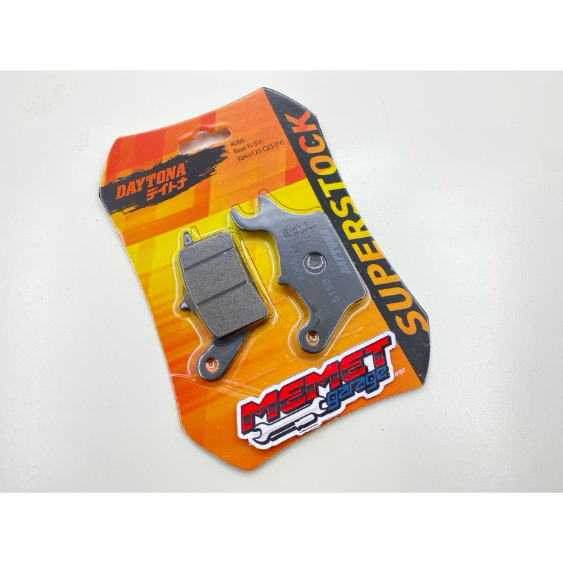 Kampas rem Depan Cakram Discpad Racing Daytona Beat Vario Scoopy Genio 4066