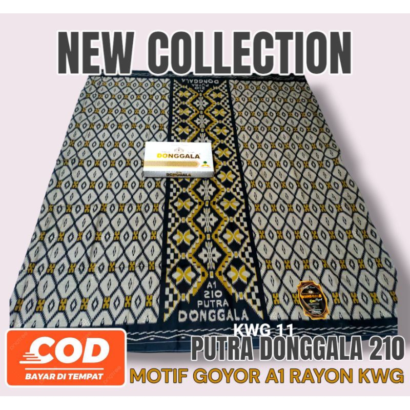 (COD) SARUNG DONGGALA ORIGINAL MOTIF GOYOR KWG BAHAN RAYON 210 TERMURAH