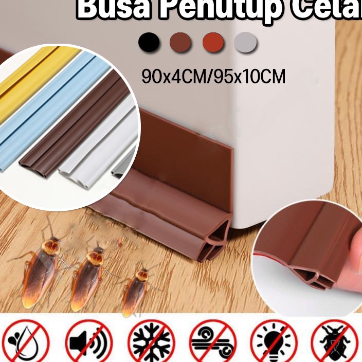 Dijamin Ori Busa Penutup CelahSilicon Penutup Celah Bawah PintuDoor Seal KaretPenutup Celah PintuSil