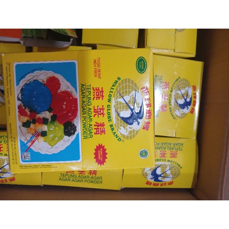 

Tepung Agar_Agar Swallow Globe Brand