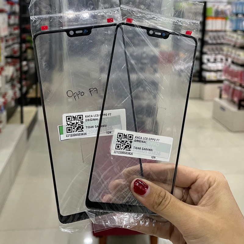KACA LCD OPPO F7 | GLASS LCD OPPO F7 | KACA DEPAN LCD OPPO F7 ORIGINAL