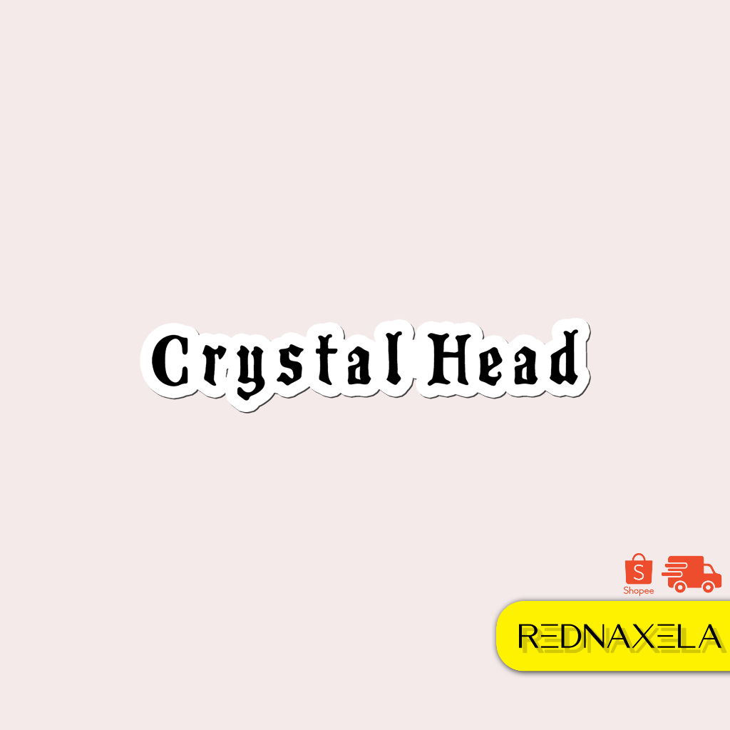 

Stiker Vinyl Crystal Head Stiker Koper Outdoor Waterproof Sticker