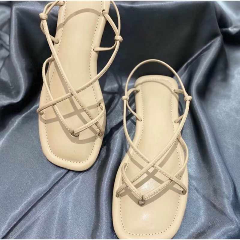 Sandal flat Wanita // Sendal flat wanita Variasi Tali