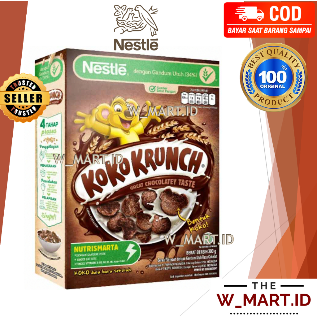 

Nestlé KOKO KRUNCH SEREAL KOKO CRUNCH COKLAT CEREAL 300 GR