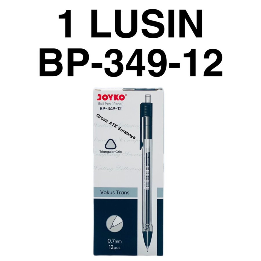 

BALL PEN/PULPEN JOYKO CETEK BP-349-12 (1 Lsn)